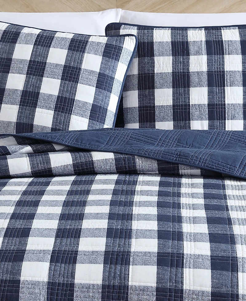 Eddie Bauer Lakehouse Plaid 3-Pc. Quilt Set, Full/Queen