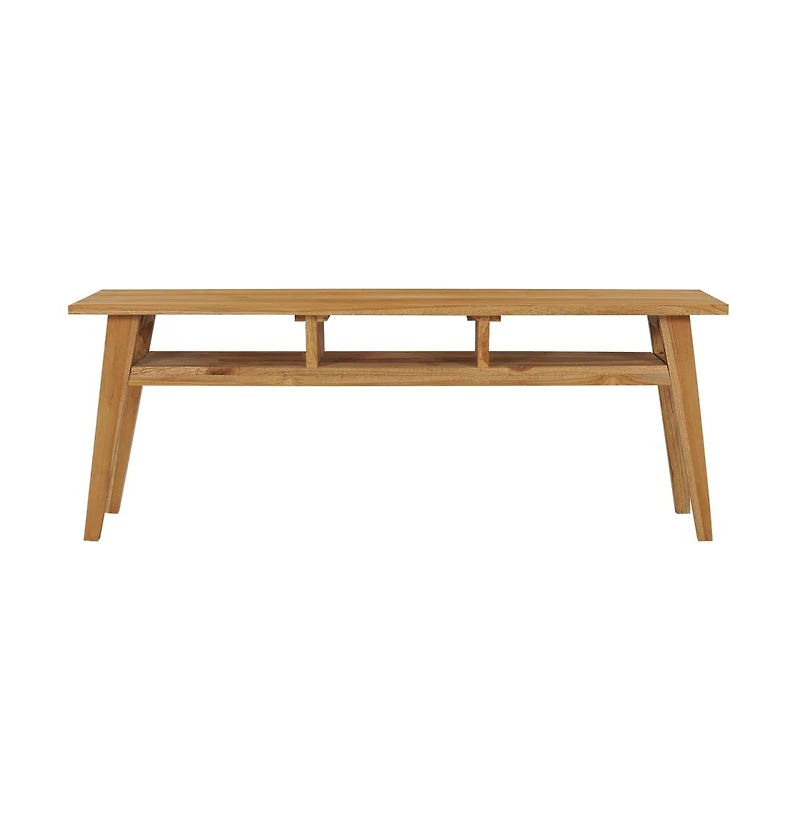 Tv Stand 47.2"x13.8"x17.7" Solid Wood Teak