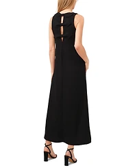 CeCe Women's Sleeveless Bow-Back Maxi Dress