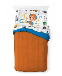 Blippi Moonbug How Does This Work 4 Piece Comforter Set, Toddler