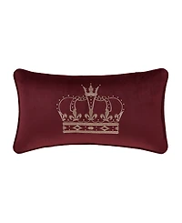 J Queen New York Townsend Crown Boudoir Decorative Pillow, 15" x 20"