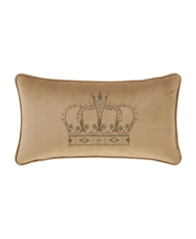 J Queen New York Townsend Crown Boudoir Decorative Pillow, 15" x 20"