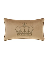 J Queen New York Townsend Crown Boudoir Decorative Pillow, 15" x 20"