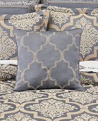 J Queen New York San Marino Embellished Decorative Pillow, 18" x 18"