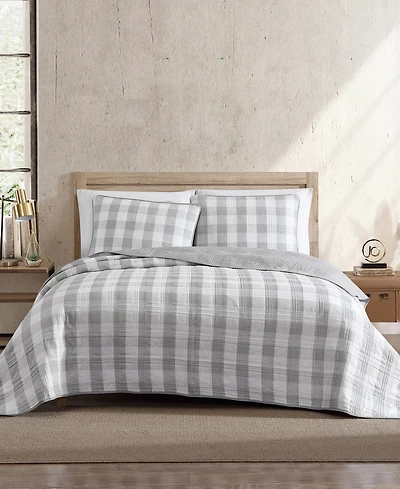 Eddie Bauer Lakehouse Plaid 2-Pc. Quilt Set, Twin