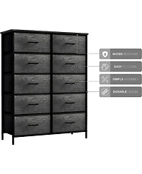 Sorbus 10 Drawers Storage Dresser