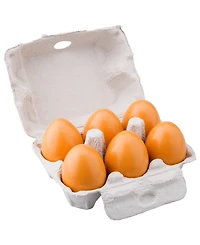 New Classic Toys Wooden Eggs 6 Pieces, Imagination Play