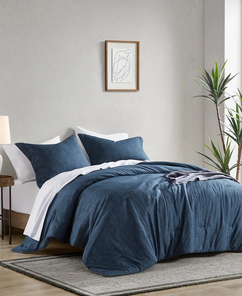 510 Design Camden Chambray Print 3-Pc. Comforter Set, Full/Queen