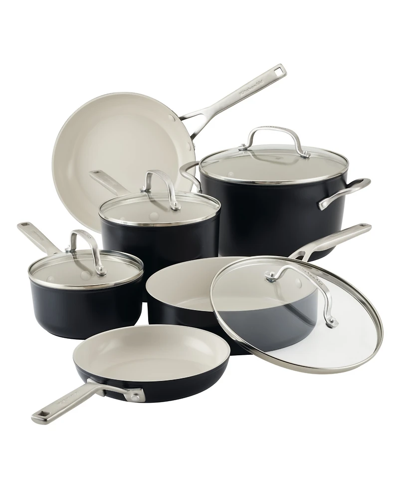 KitchenAid Hard Anodized Ceramic Nonstick 10 Piece Set