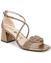 LifeStride Women's Captivate Strappy Block Heel Dress Sandals