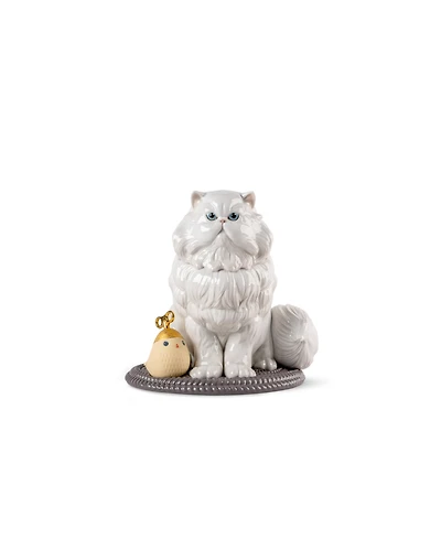 Lladro Persian Cat Figurine