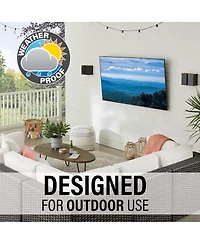 Sanus VODLT1-B2 Premium Large Outdoor Tilt Mount with Corrosion Resistant Coating & Stainless-Steel Hardware for 37"-95" TVs