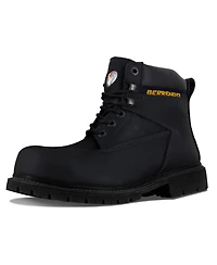 Berrendo Men's 6” Steel Toe Work Boots for Men – Electrical Hazard – Oil and Slip Resistant