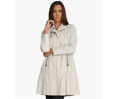 Stella Carakasi Women's Water Repellent Zip-Front Moto Inspired Favorite Jacket