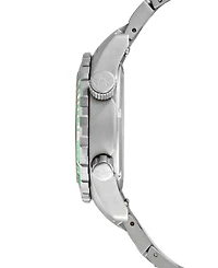 Abingdon Co. Women's Automatic Marina Divers Silver-Tone Titanium Bracelet Watch 40mm