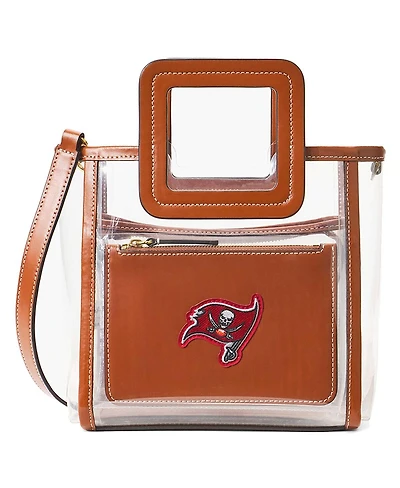 Women's Staud Tampa Bay Buccaneers Clear Mini Shirley Bag