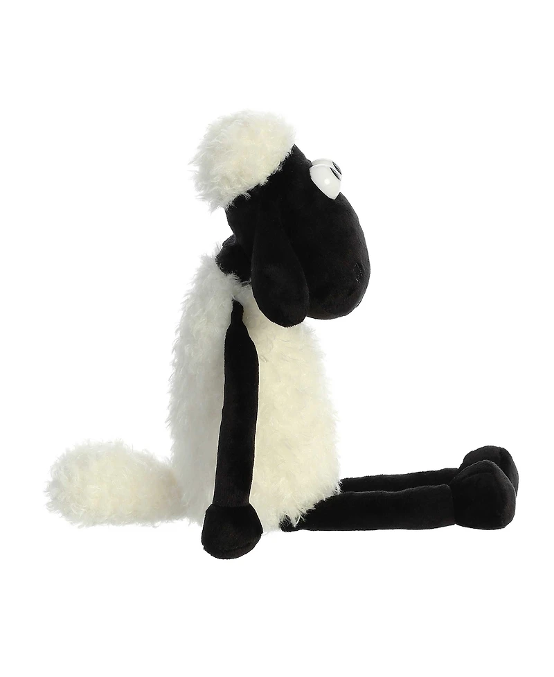 Aurora Medium Shaun The Sheep Playful Plush Toy White 11"