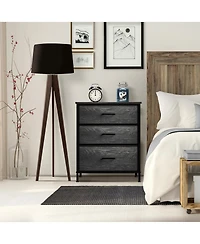 Sorbus Nightstand with 3 Drawers