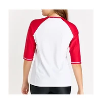 Calypsa Women's Loose Fit Margaux Swim Top