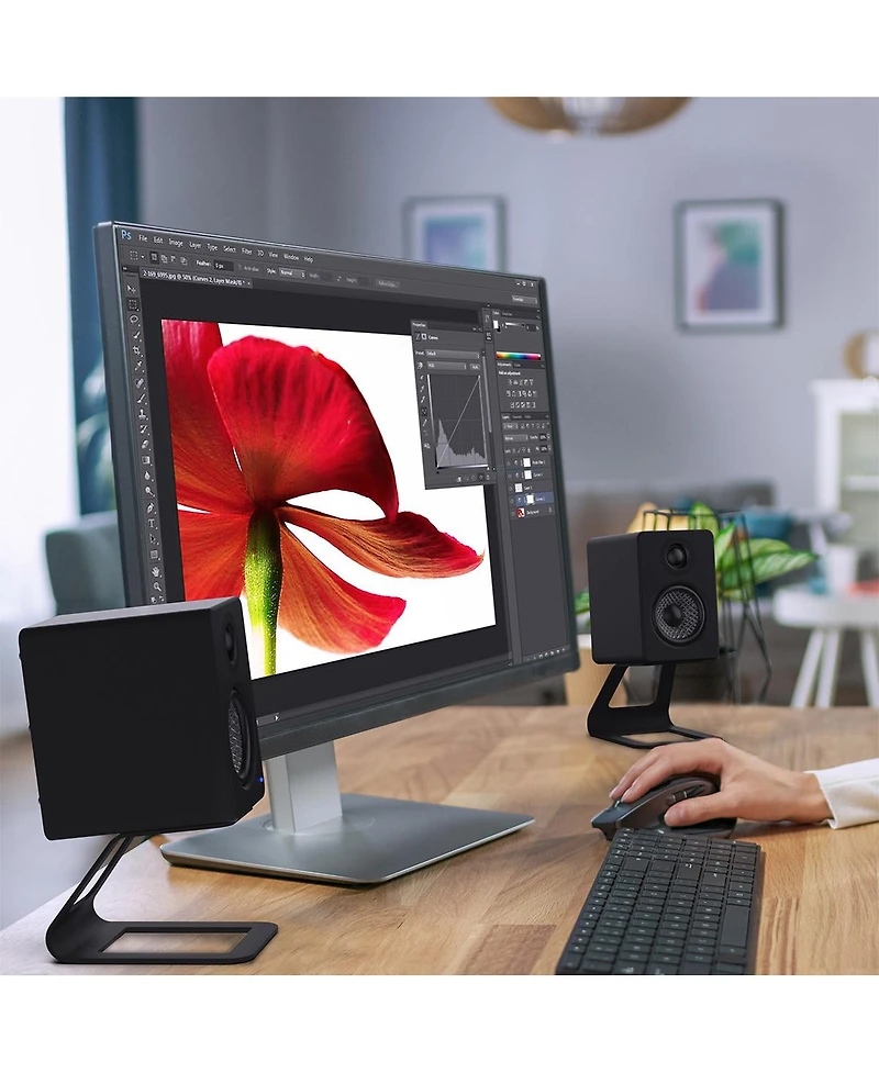 Kanto YU2 Powered Desktop Speakers - Pair