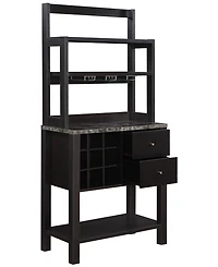 Convenience Concepts Newport 31" Medium Density Fiberboard (Mdf) 2 Drawer Serving Bar