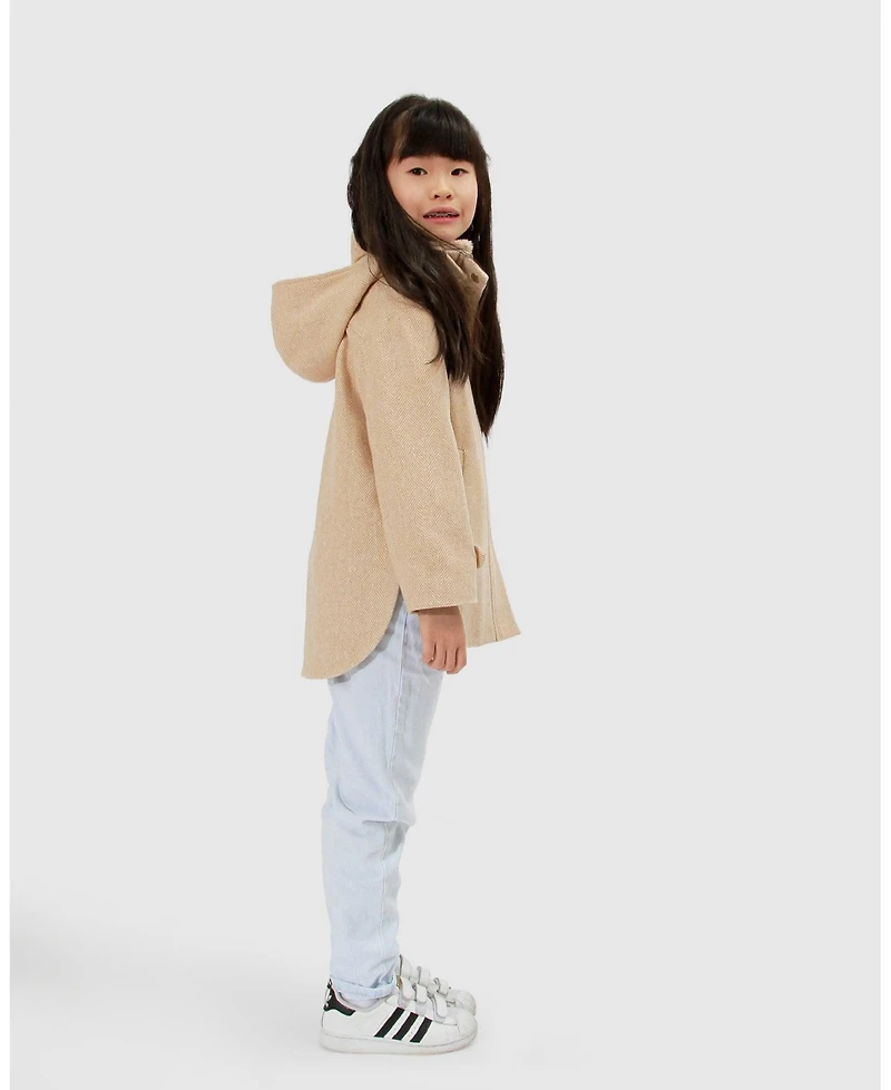 Girls When I Grow Up Detachable Hooded Coat - Child