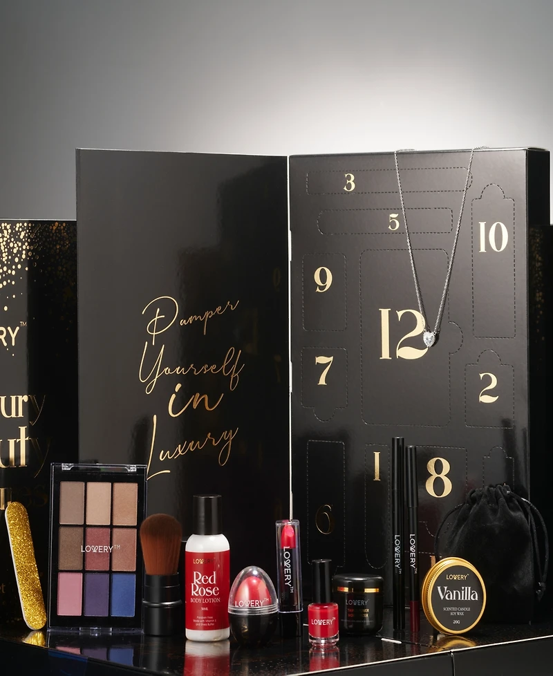 Lovery 12-Pc. Luxury Beauty Advent Calendar Set
