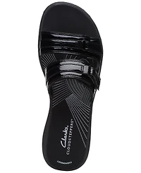 Clarks Women's Cloudsteppers Breeze Piper Comfort Slide Sandals