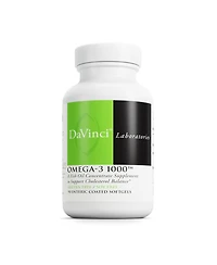 DaVinci Labs Omega-3 1000 - Dietary Supplement to Maintain Already Normal Cholesterol Levels and Support Immune System
