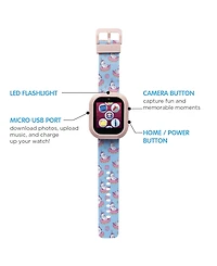 Playzoom V3 Girls Pink Silicone Smartwatch 42mm Gift Set