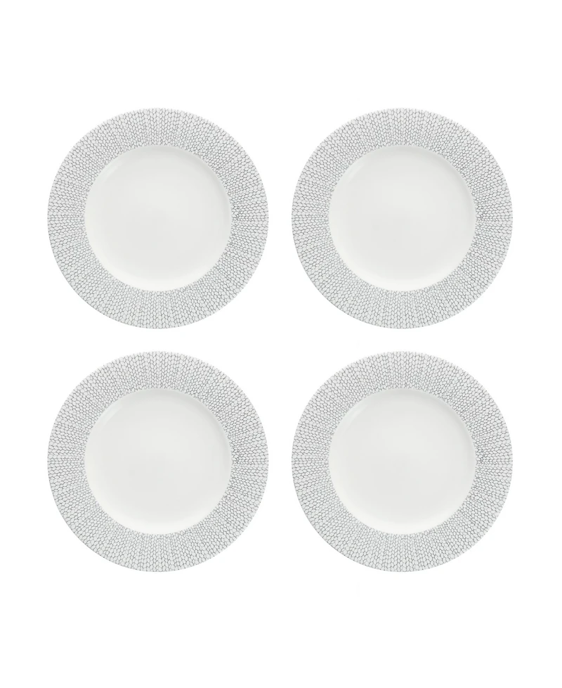 Fortessa Amanda Embossed Salad Plates, Set of 4