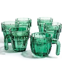 The Wine Savant Cactus Stackable Drinking Glasses, Set of 6