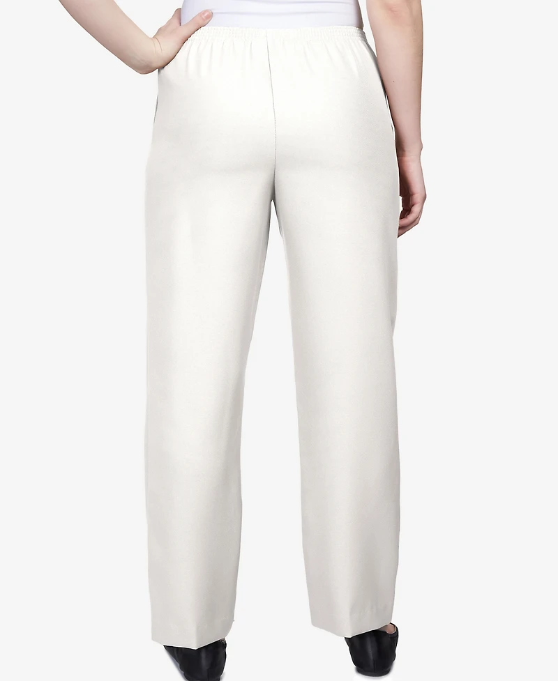 Alfred Dunner Classics Pull-On Straight-Leg Pants Petite and Short