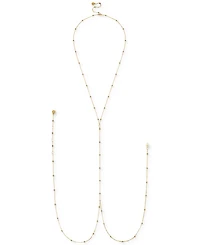 Oma The Label 18k Gold-Plated Dainty Bead Body Chain
