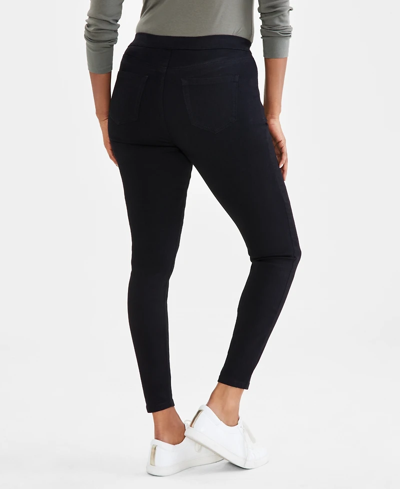 Style & Co Petite Mid-Rise Pull On Jeggings, Created for Macy's