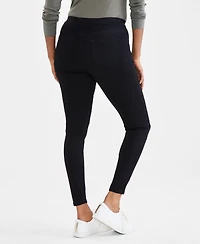 Style & Co Petite Mid-Rise Pull On Jeggings, Created for Macy's