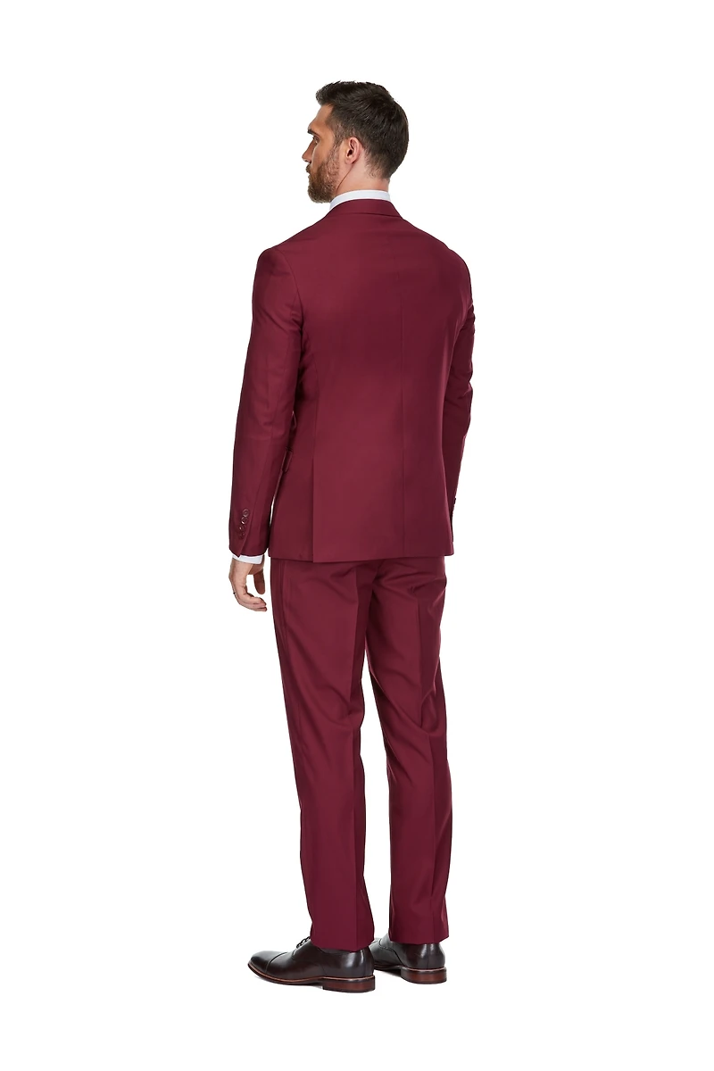 Braveman Men's 3-Piece Premium Vested Slim Fit Suit