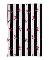 Juicy Couture Cabana Plush Striped Throw, 50" x 70"