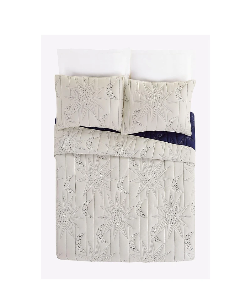 Justina Blakeney Sun Moon Cotton 2-Pc Quilt Set, Twin