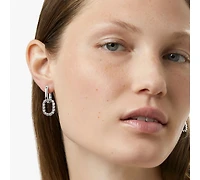 Ana Luisa Double Hoop Earrings - Ash Double Silver