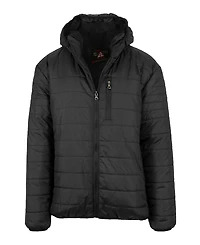 Spire By Galaxy Men's Sherpa Lined Hooded Puffer Jacket