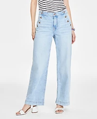 On 34th Women's Sailor High-Rise Wide-Leg Jeans, Regular & Short, Created for Macy's