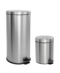 Oscar Step-Open Trash Can with Mini Trash Can