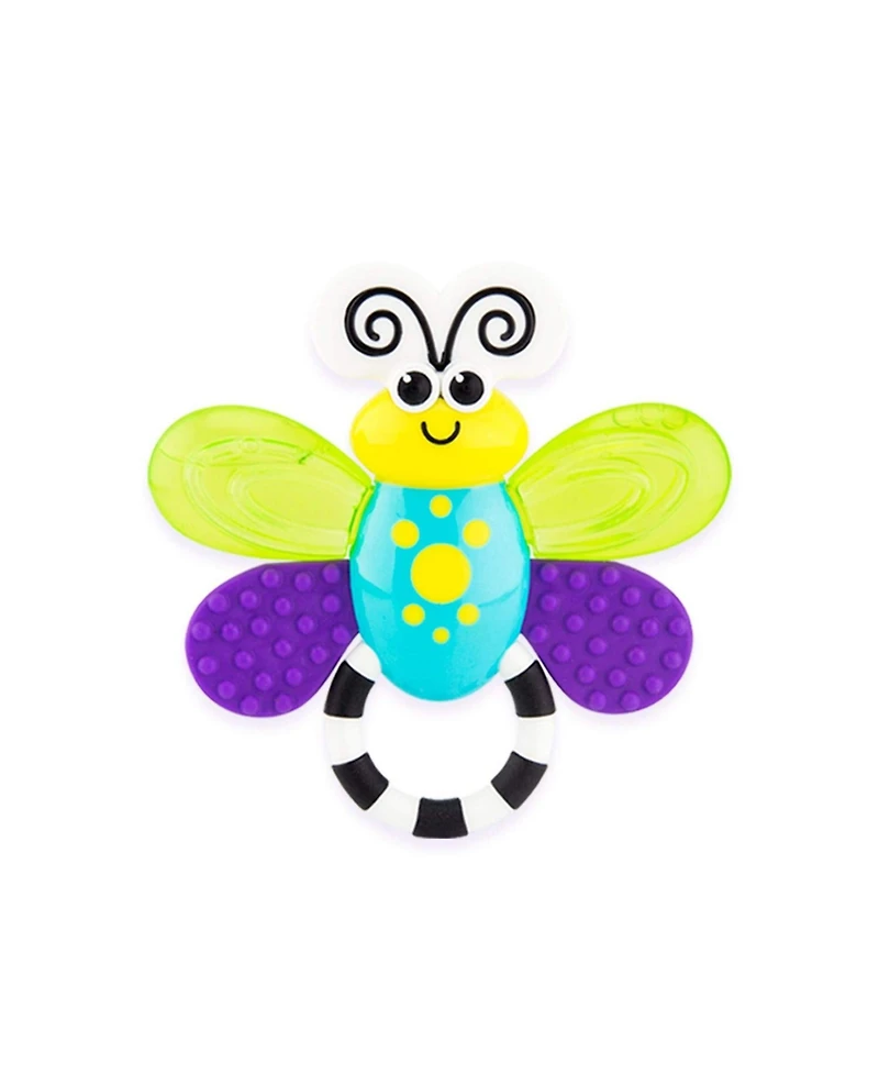 Sassy Flutterby Water-Filled Teether, Variety of Textures Massage Gums