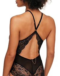 Adore Me Women's Renetta Lace Bodysuit Lingerie