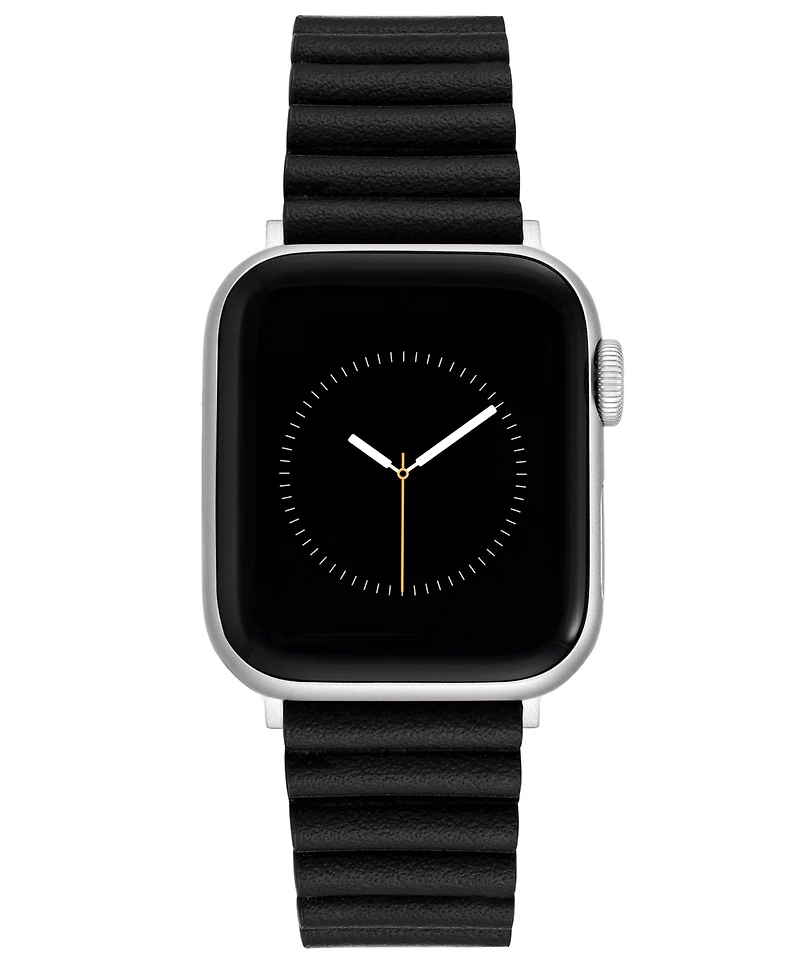 Nine West Women's Faux Leather Band designed for Apple Watch 42mm (Series 10) & 38/40/41mm