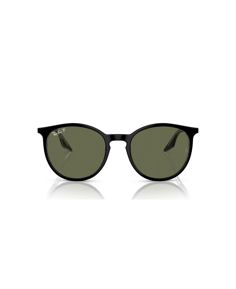 Ray-Ban Unisex RB2204 Polarized Low Bridge Fit Sunglasses, Polar RB2204F