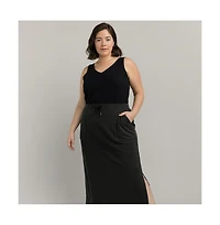 Cozy Earth Women's Modern Modal Midi Skirt
