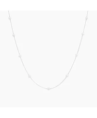 Bearfruit Jewelry Sterling Silver Infinite Cultured Pearl Necklace