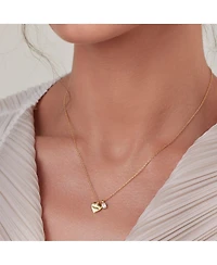 Mom Heart Necklace with Charm